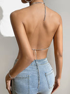 Women's Backless Vest Top