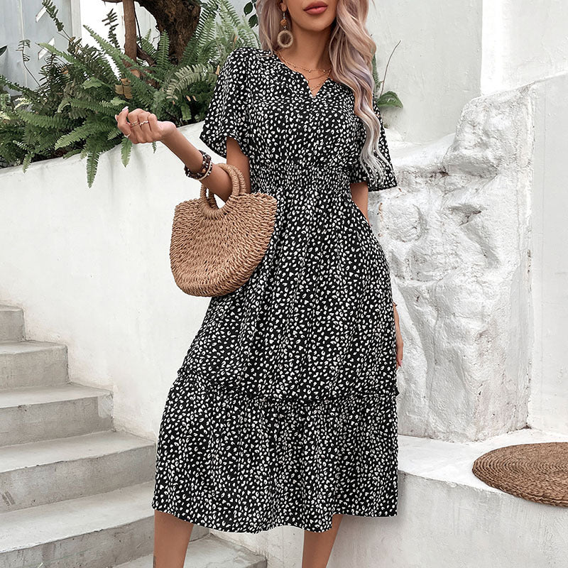 Slim Fit Printed Dress