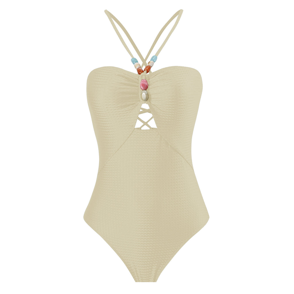 Milky White Swimsuit
