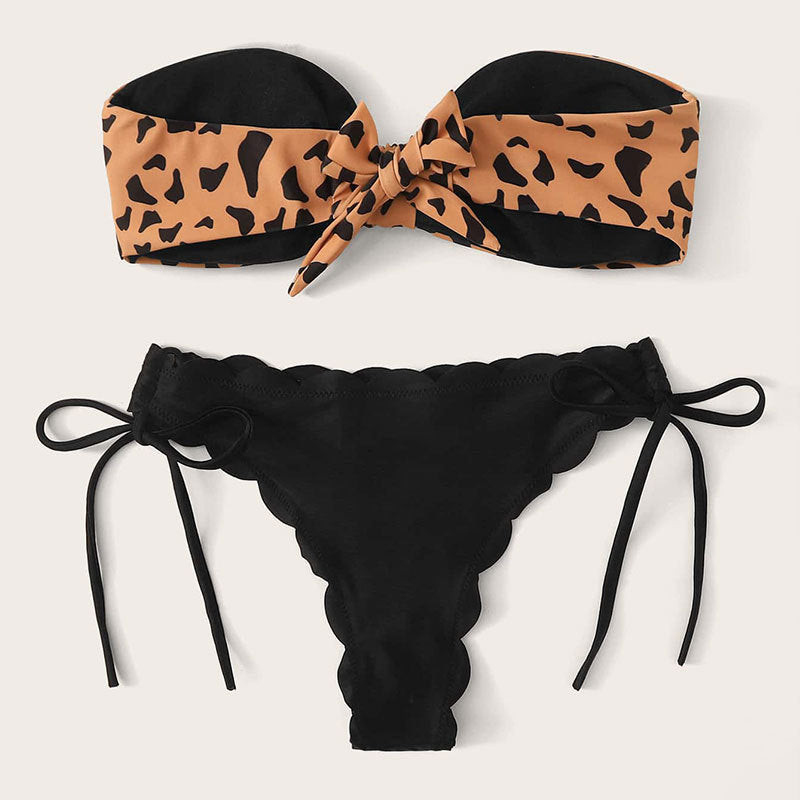 Leopard Print Bikini Swimwear