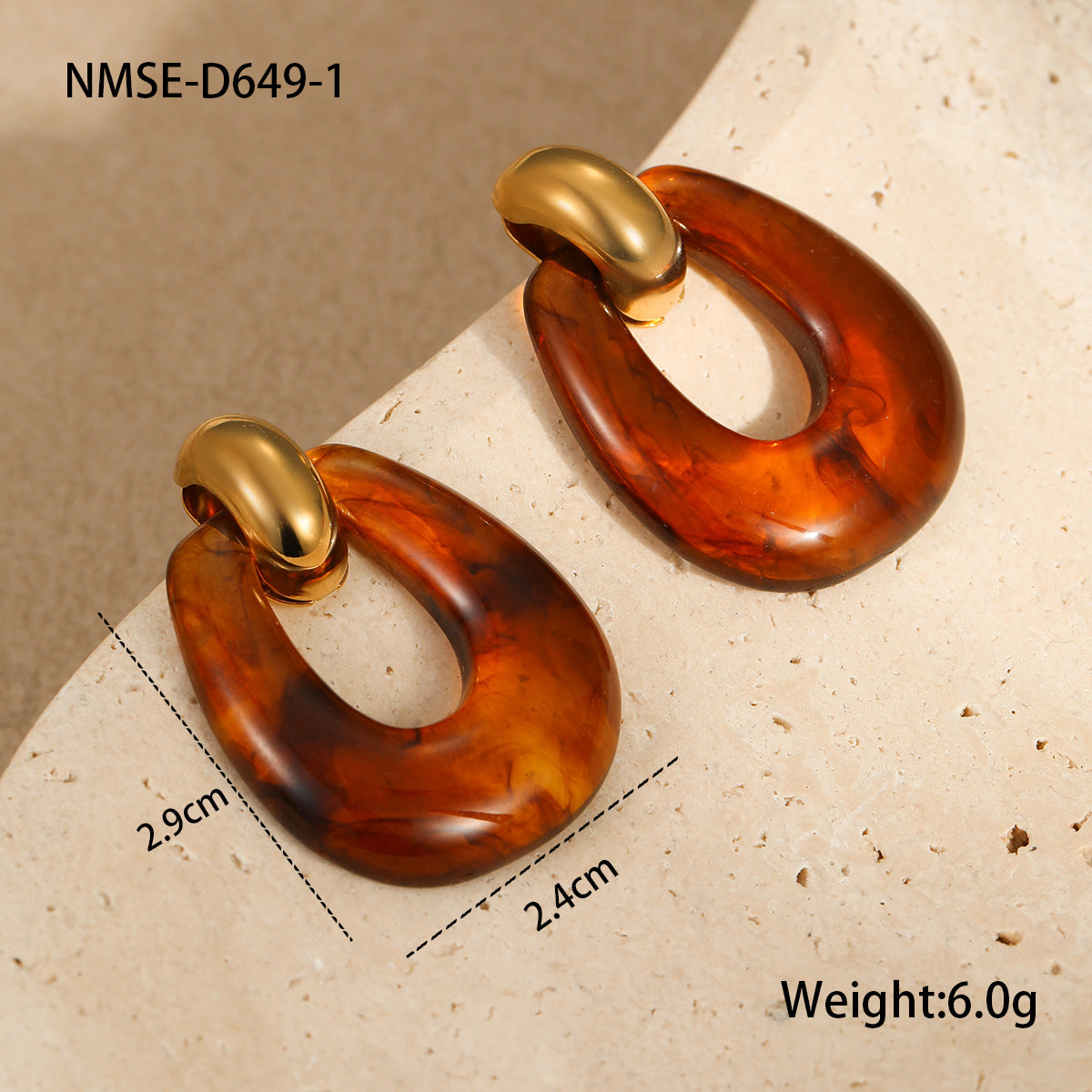 Brown Earrings