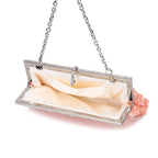 Women's Sequin Hard-Frame Chain Clutch