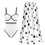 Covering Belly One-piece Swimwear
