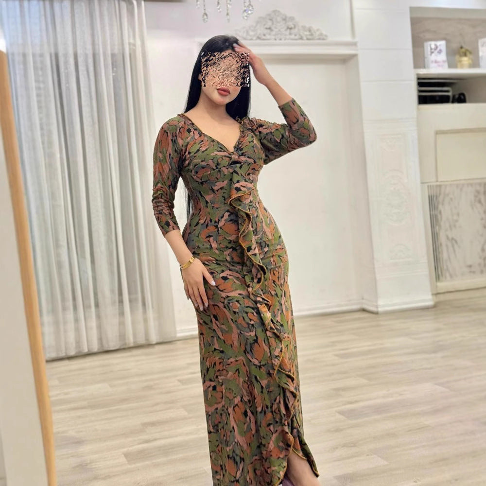 Women's Floral Chiffon Dress