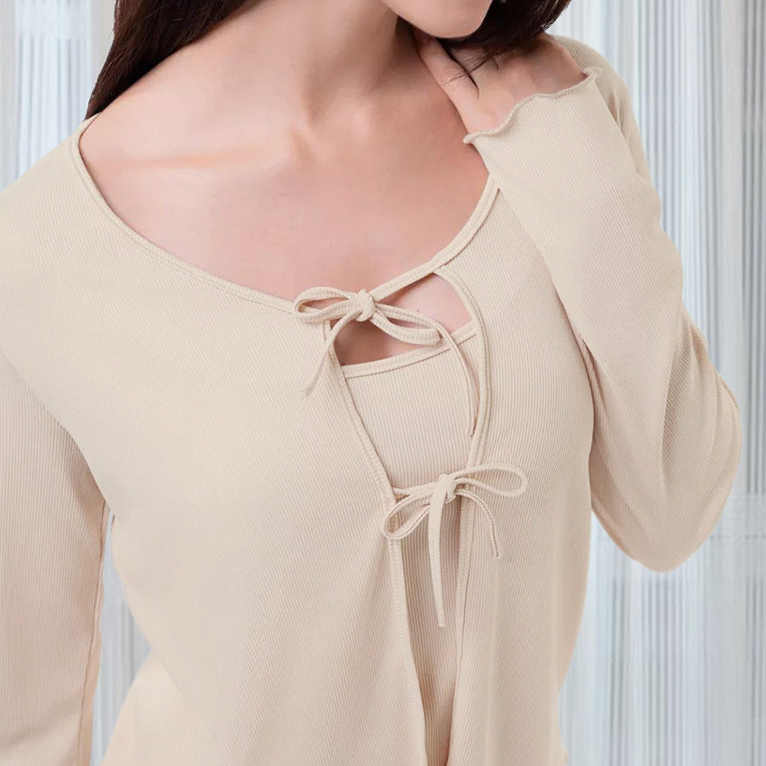 Autumn Knitted Pajamas Lingerie