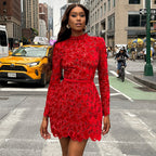Women's Lace Long Sleeve Dress