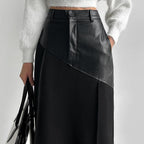 Faux Leather Maxi Skirt