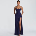 Women's Backless Maxi Dress