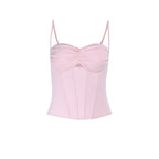 's Vest Cutout Strap Waist Strap Top