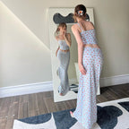Floral Strap Top & Skirt Set