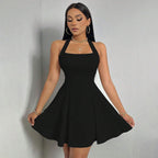 Women’s Halter Backless A-Line Dress