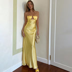 Women's Winter Shell Chest Cup Strap Dress Sexy Women Clothing Dress Backless Wearable