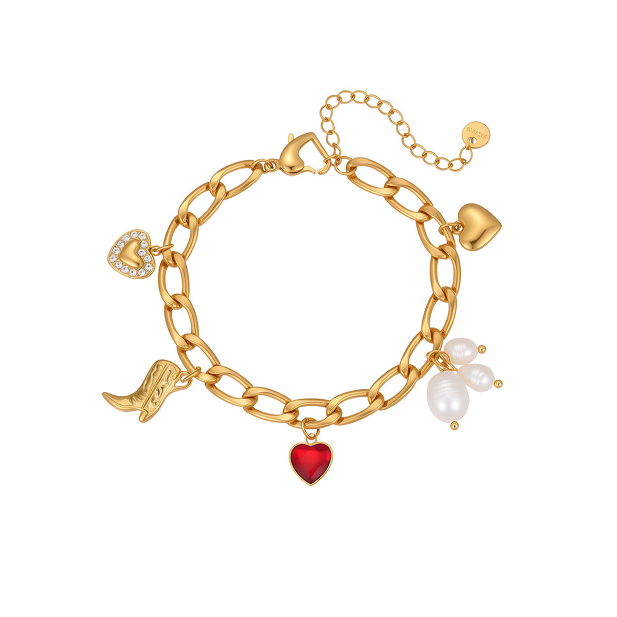 Zircon Embellished Bracelet