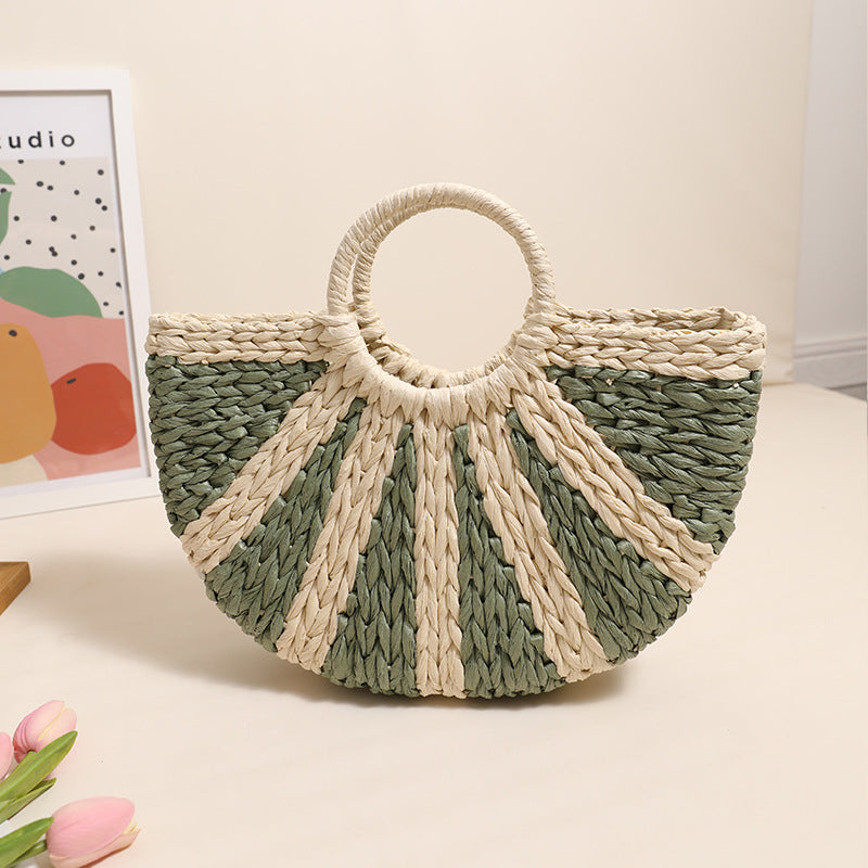 Two-Color Bucket with Lining Green