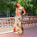 Women's Dress Printed Spaghetti Straps Dress
