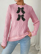 Pink 2 Black Bow