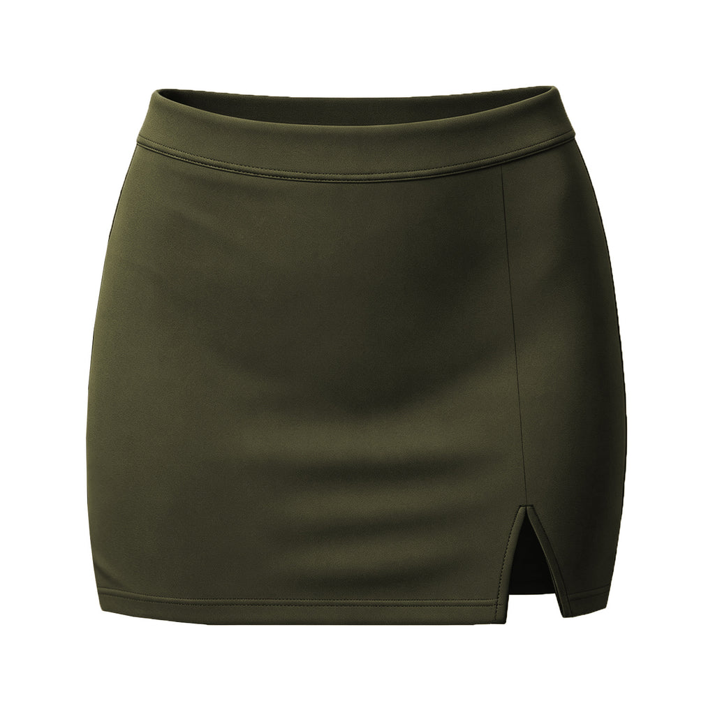 Army Green Single Slit