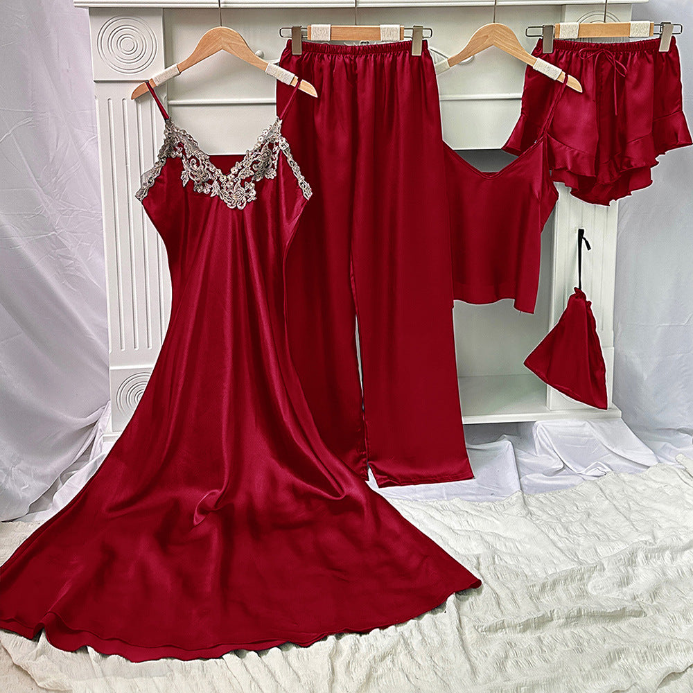 Solid Color Pajamas Lingerie