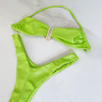 Fresh Solid Bikini Swimwear