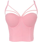 's Non Slip Triangle Strap Vest Shaping Corset With Steel Ring Top