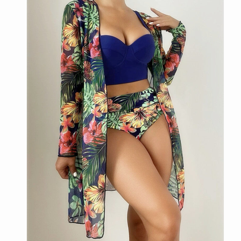 Mesh Three Bikini Swimwear