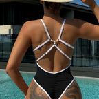Backless Stylish One-piece Swimwear