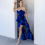Blooming Ruffled One-piece Swimwear