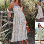 Floral Strap Holiday Dress