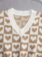 Loose Knitted Vest Coat