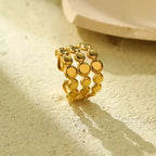 Women's Asymmetric Open Ring