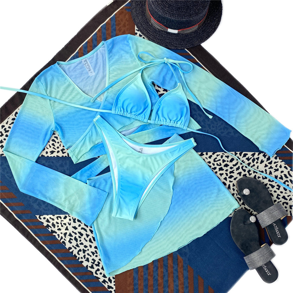 Seperated Gradient Bikini Swimwear