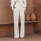 Loose Hollow-Out Pants