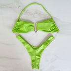 Fresh Solid Bikini Swimwear