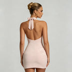Women's Lace Backless Dress
