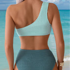 Color Matching Bikini Swimwear