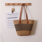 Women's Large-Capacity Straw Beach Bag