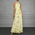 Women's Lace Halter Dress