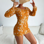 Split Three One-piece Swimwear