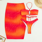 Beach Three One-piece Swimwear