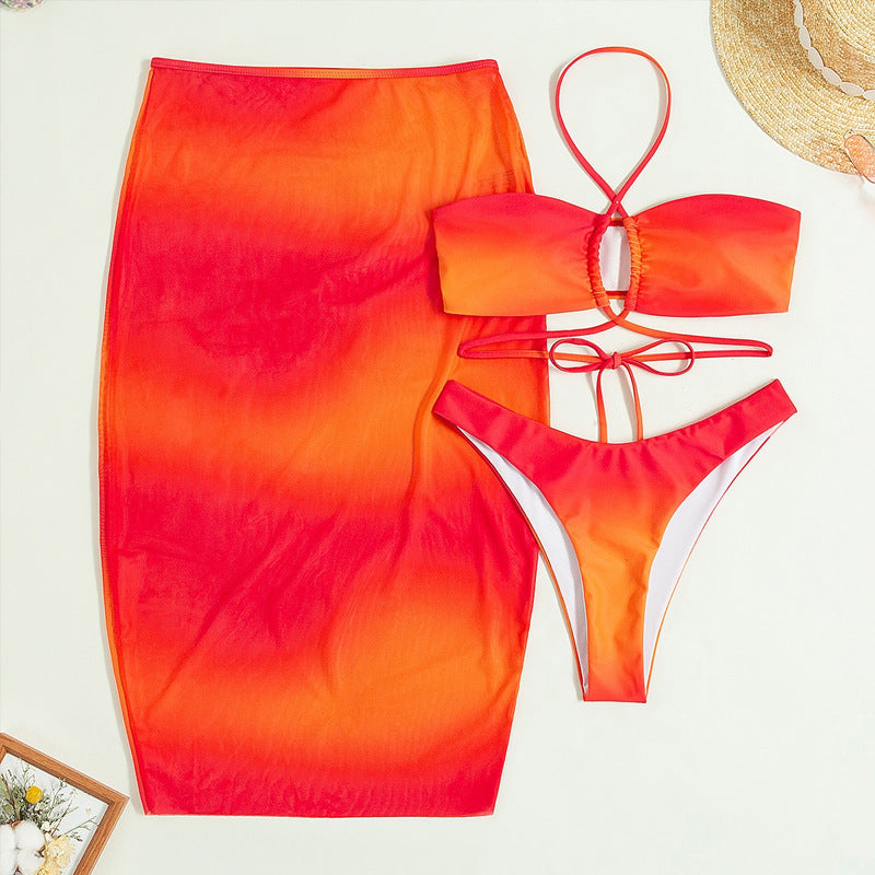 Beach Three One-piece Swimwear