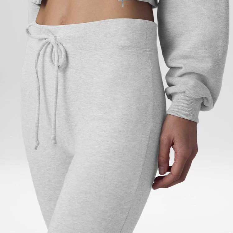 Arrival High Waist Drawstring Hip Lifting Wide Leg Slimming Slightly Pull Yoga Pants Women Outer Wear Training Exercise Workout Pants