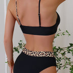 Solid Color One-piece Swimwear