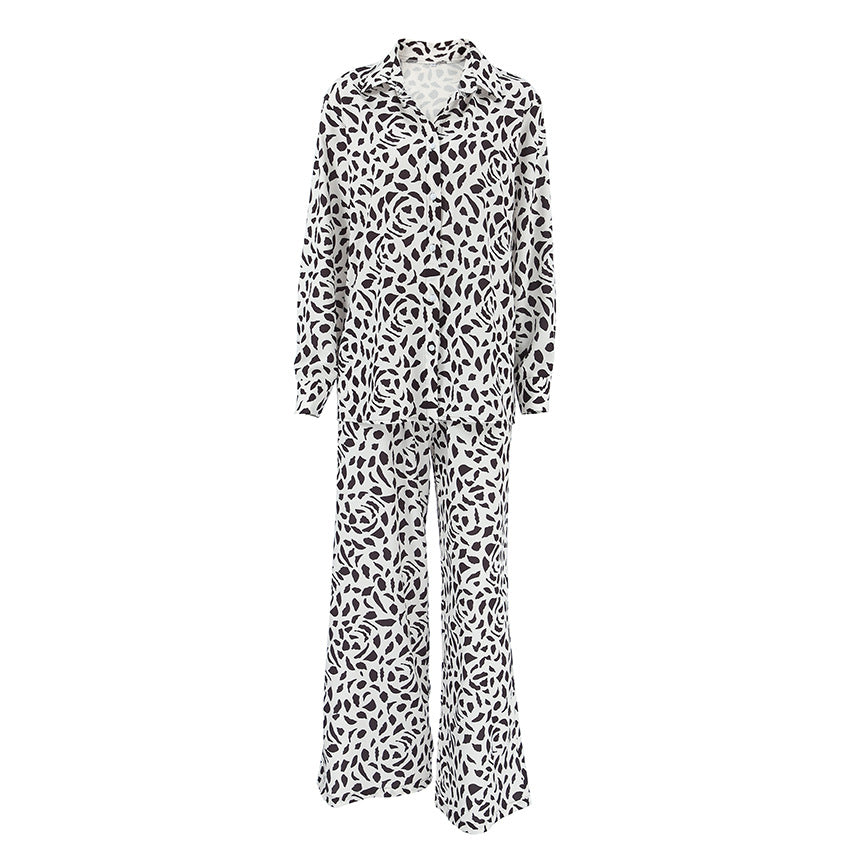Leopard Print Pajamas Lingerie
