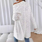 Long Jacquard Cardigan Coat
