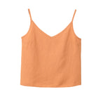 Women's Linen V-Neck Backless Camisole