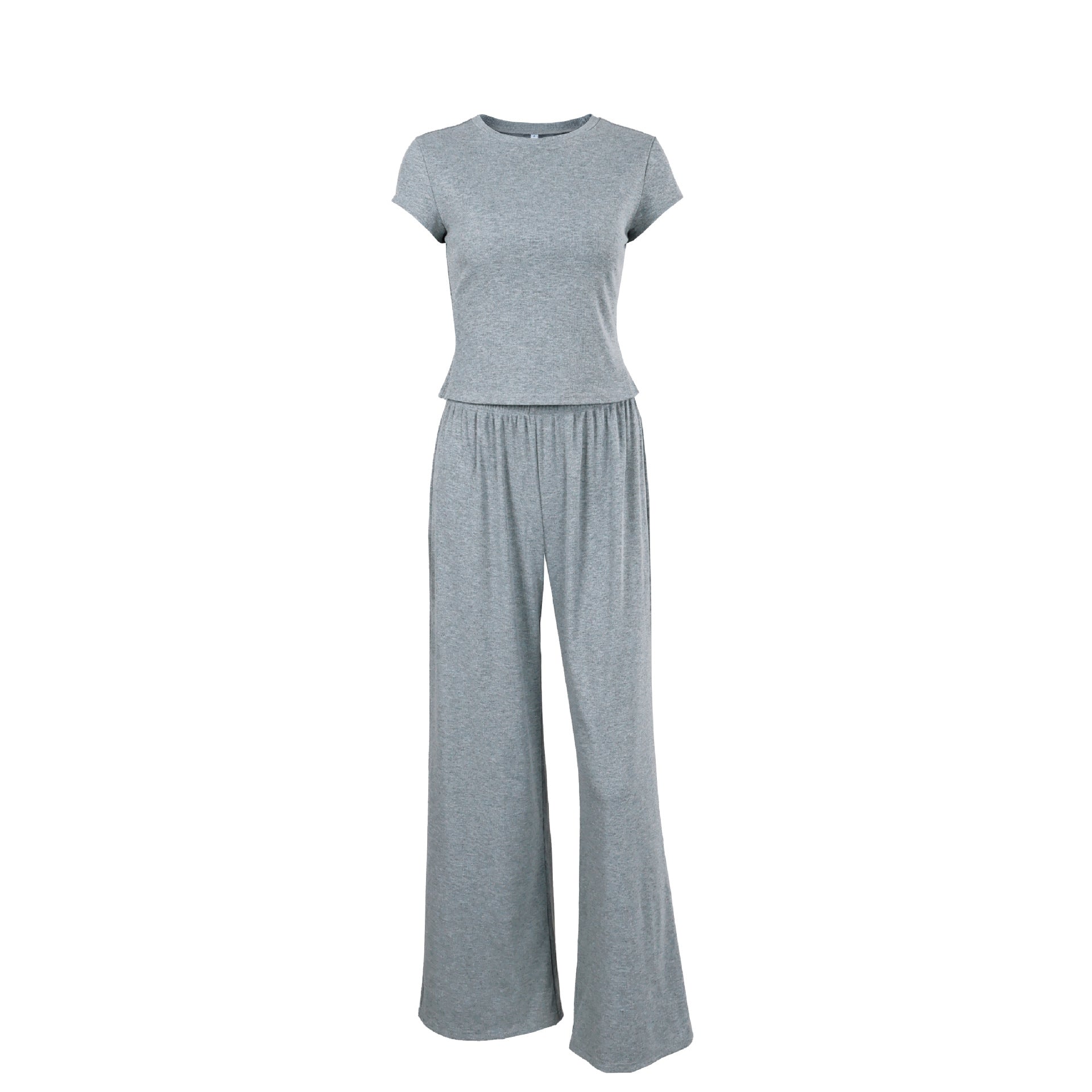 Women's Knitted Short-Sleeve Pajama Set