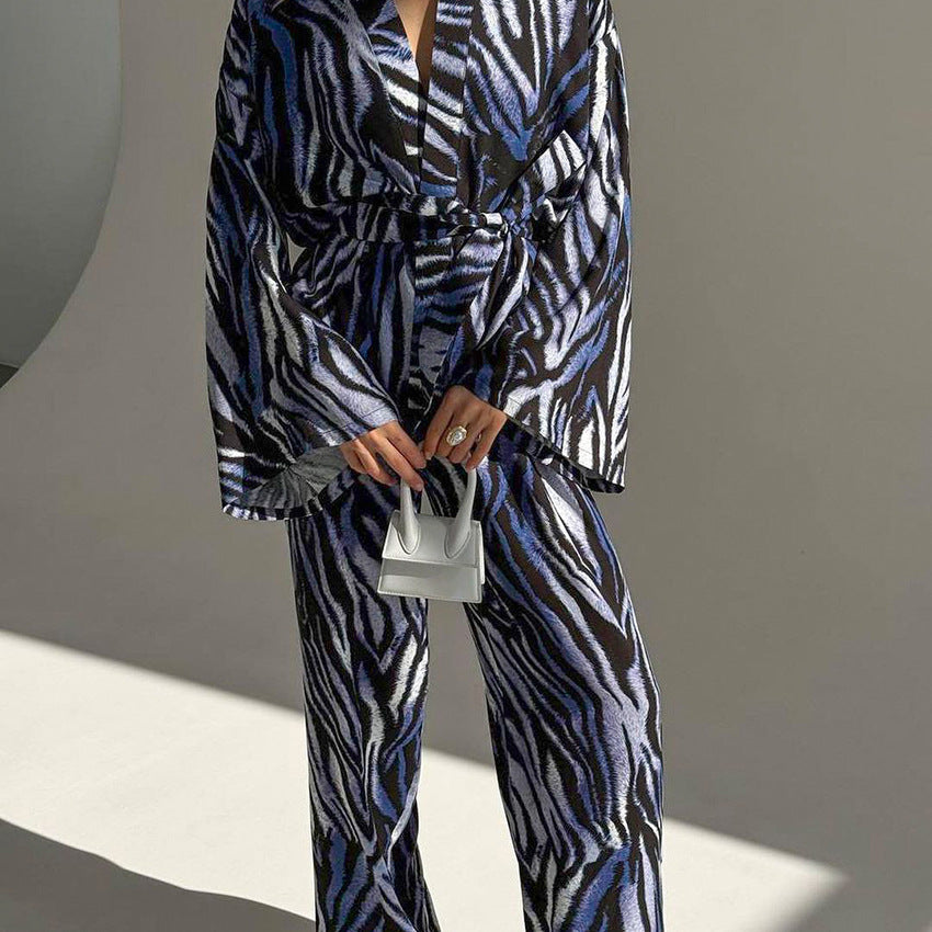 Autumn Printed Pajamas Lingerie