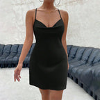 Women’s Lace-Up Backless A-Line Dress