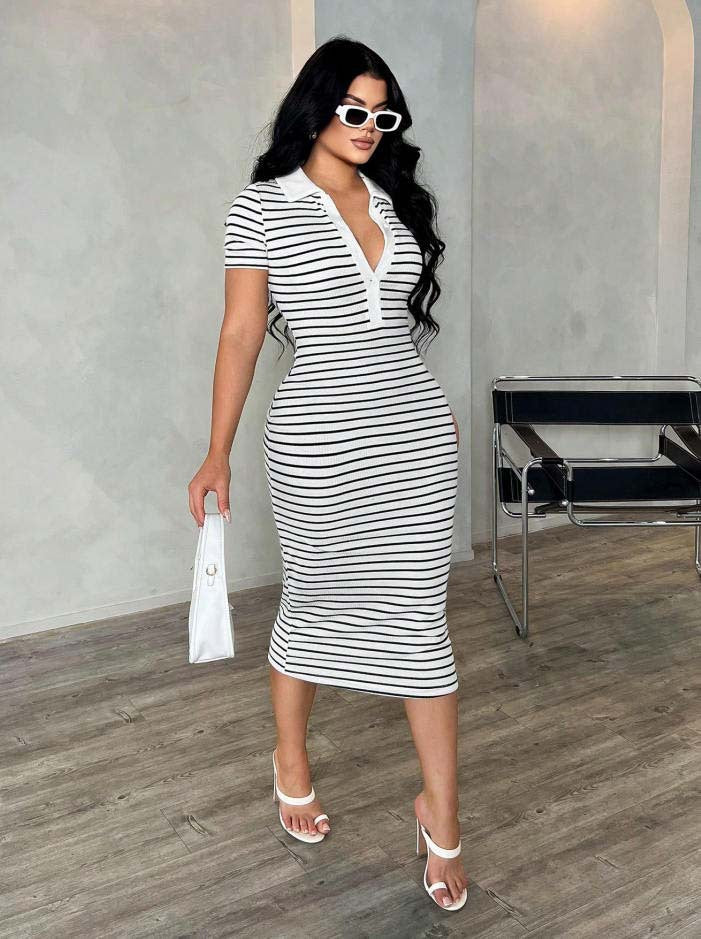 white collar with black stripe
