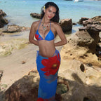 Split Three One-piece Swimwear